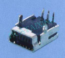 MINI USB 5P/F 90°兩腳